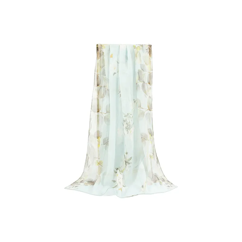 Shanghai Story 100% Mulberry Silk Silk Scarves Women's Imperial Flower Evening Gift Box Set-28