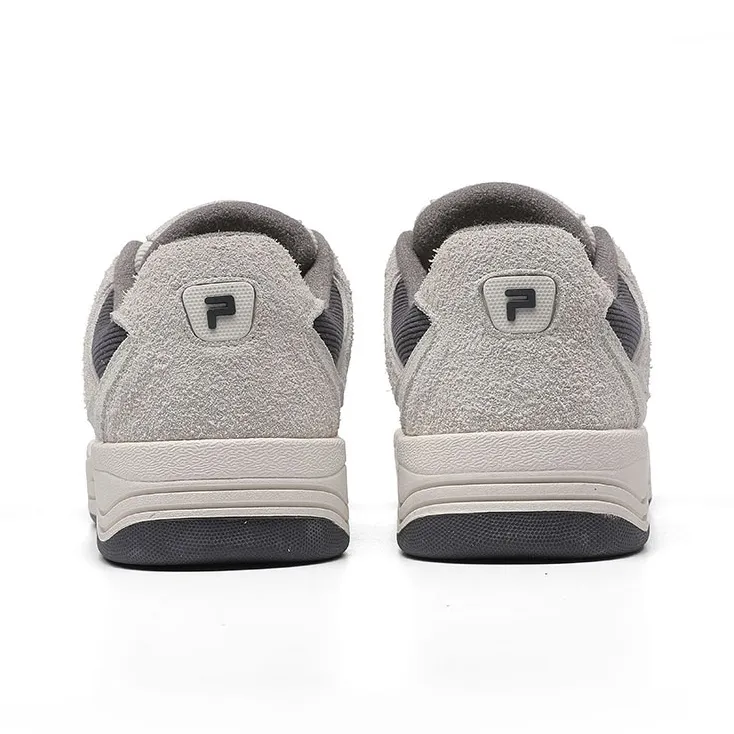 Haobin Thicker Bottom Increases Low Top Skateboard Shoes Unisex Gray Blue-4
