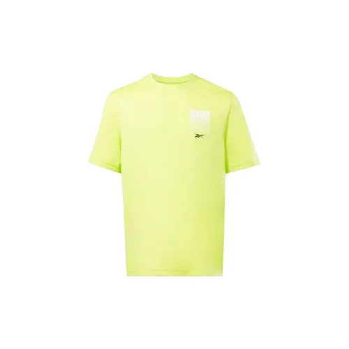 Reebok T-Shirts Men Lime Green