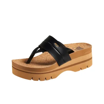 REEF Abrasion-Resistant Slip-Resistant Flip Flops Women's Black