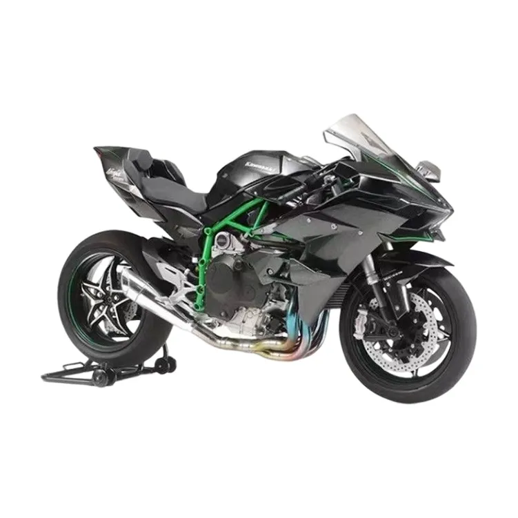 Tamiya 1 12 Kawasaki Motorcycle Green Model Kits-1