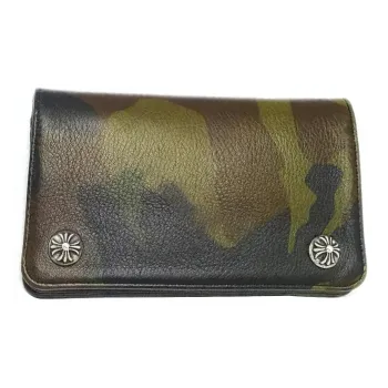 Chrome Hearts Leather Wallet Men's Camouflage