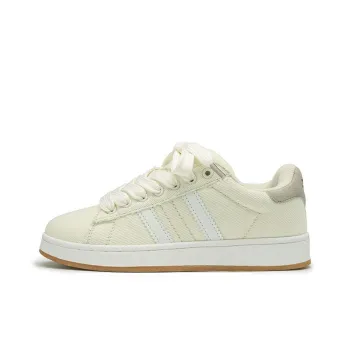 CHERRY&KALIKA Wear resistant, Lightweight, Breathable, And Non slip. Low Top Skateboard Shoes Unisex Beige
