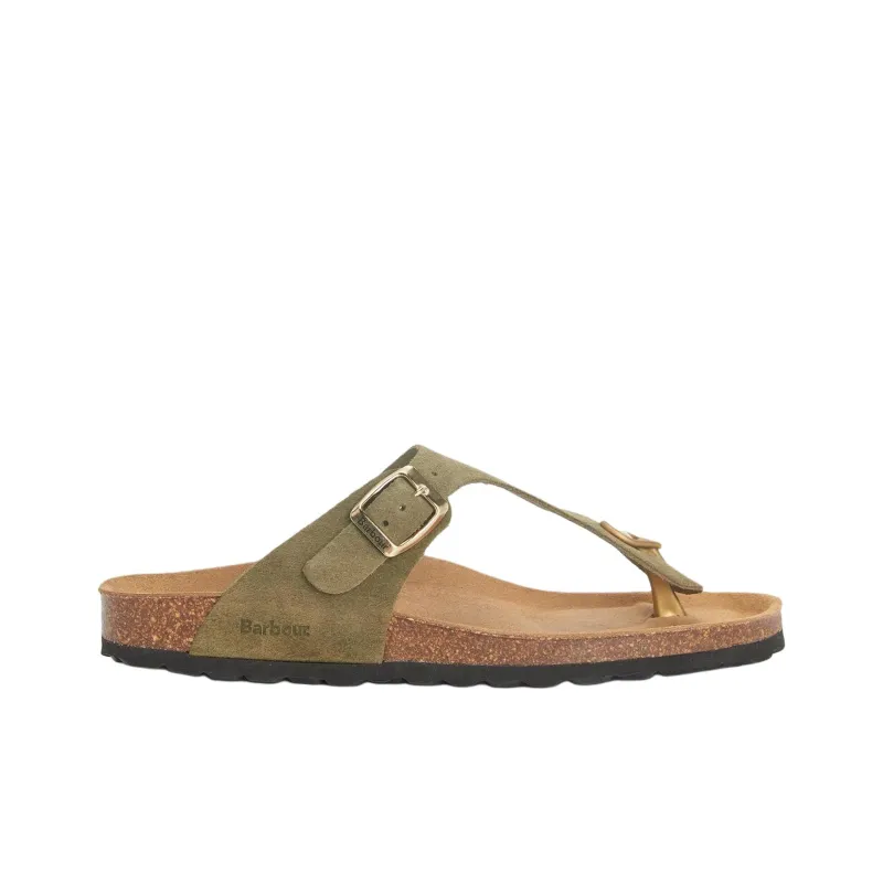 BARBOUR Flip Flops Women's Green-1
