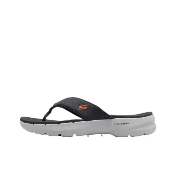Skechers Go Walk 6 Quiet Abrasion-Resistant Slip-Resistant Quick Dry Flip Flops Men Gray
