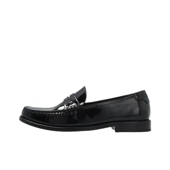 SAINT LAURENT Penny Loafers Women's Black