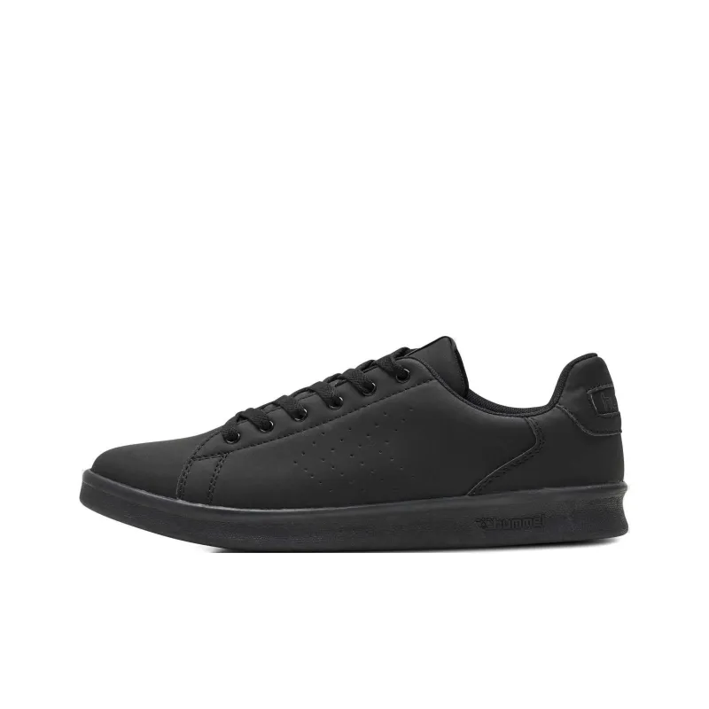 Hummel BUSAN SYNTH. NUBUCK Low-Top Skateboard Shoes Unisex Black-0