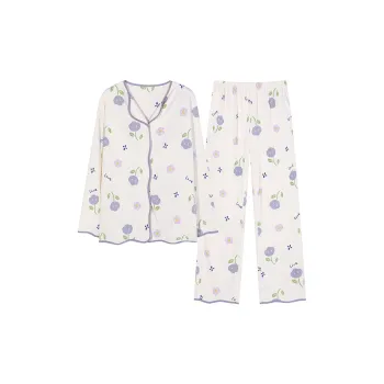 Sleeping Beauty Pajama Set Women's Purple