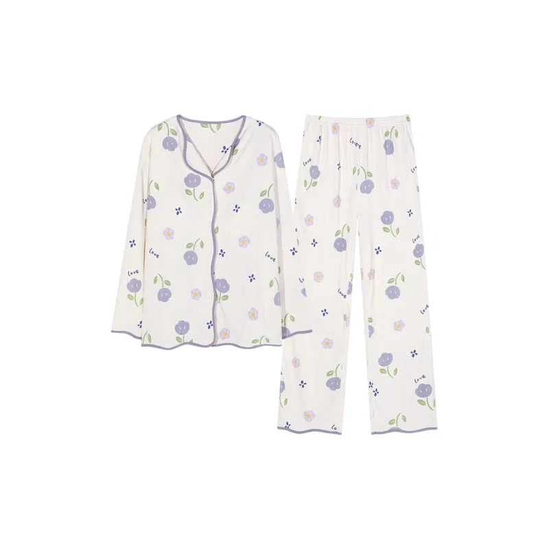 Sleeping Beauty Pajama Set Women's Purple-0