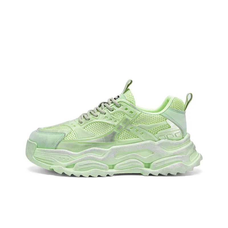 JKEM Anti-Slip And Wear-Resistant Height Increasing Low-Top Chunky Sneakers Men-10