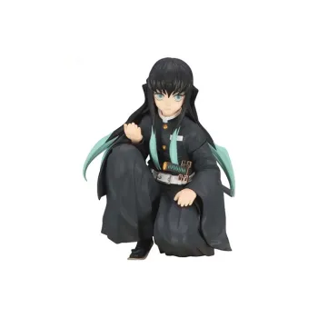 FURYU Foam Press, Demon Slayer Characters Afterglow, Muichiro Tokito Black Bonus Gifts 9cm