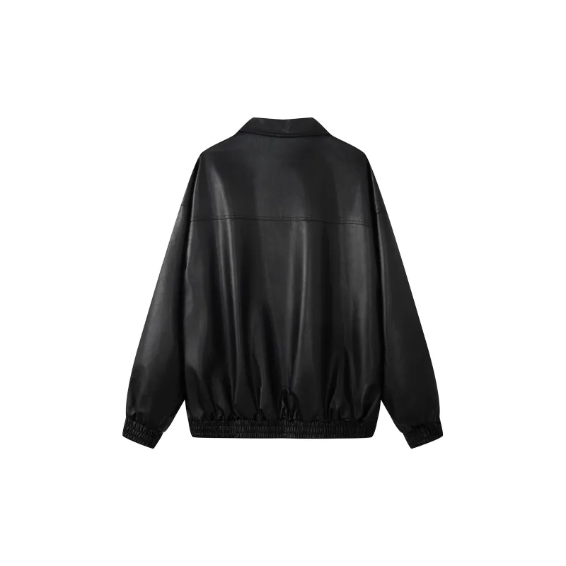 EOOVEN Leather Jackets Unisex-5
