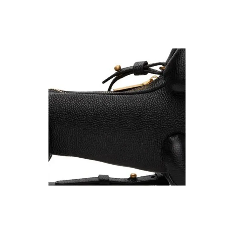 THOM BROWNE Hector Zipped Shoulder Bag-4