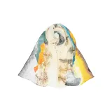 Swan Returns to The Mountain, Beige Yellow