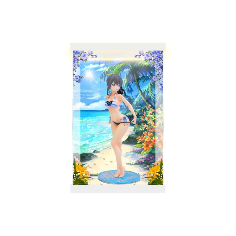 AOWOBOX Compatibility With Alphamax Ssss. Gridman Tetsuya Swimwear Figurine Display Case Model Accessories-8