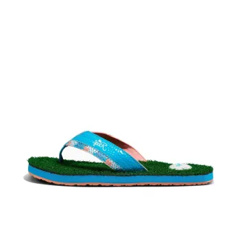 REEF Slip-Resistant Flip Flops Men Turquoise
