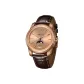 OBL-JM-MP-Rose Case Rose Dial Brown Strap