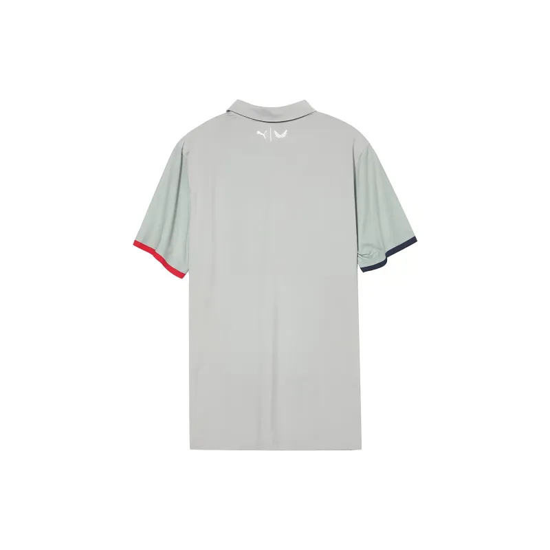 PUMA Volition Patriot Polo Shirt Men's Concrete Gray-1
