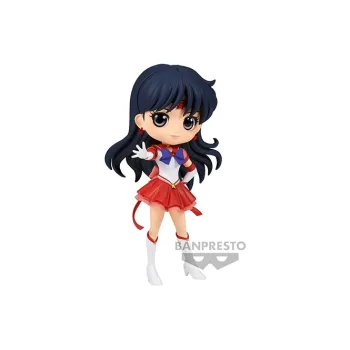 BANPRESTO Qposket Collection Sailor Moon Cosmos Timeless Sailor Mars Version A Chibi Figures 14cm
