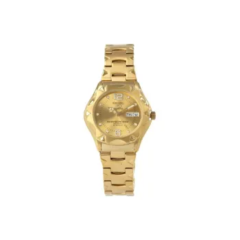 SEIKO Automatic Mechanical Movement Stainless Steel Strap Watch Men's Watches Gold Dial