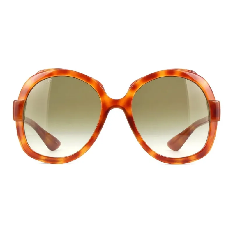 GUCCI Eyewear Logo engraved Oversize frame Sunglasses-1