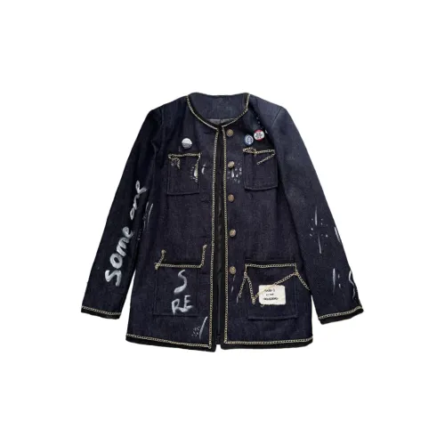 PAZZO Jackets Women's Navy Blue