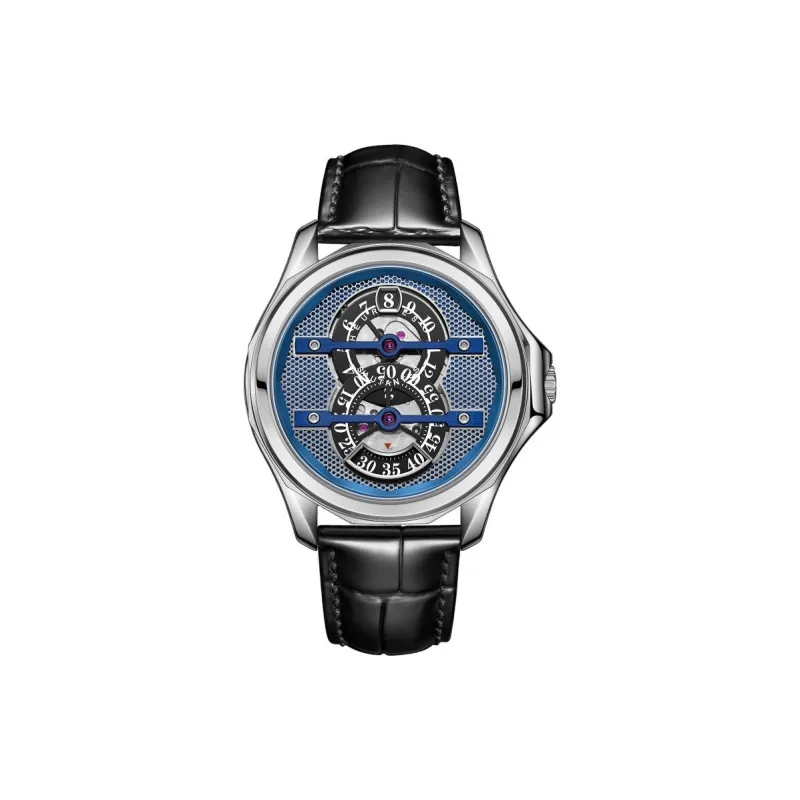 OBLVLO Automatic Mechanical Movement Watch Men's Watches Blue Dial-0