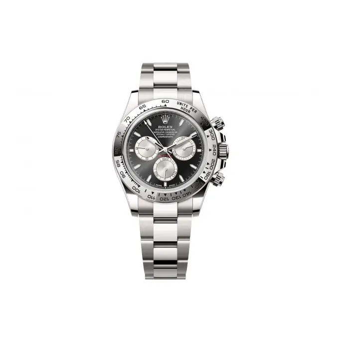 ROLEX Universe Slim Ditan Series Automatic Mechanical Movement Men's Watches Watch 40mm Black Dial 18K White Gold Case-0