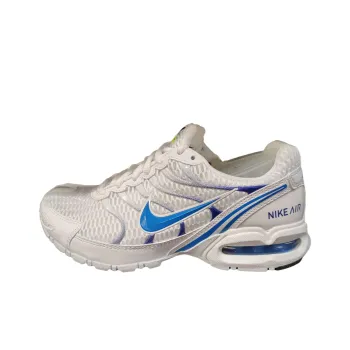 Nike Air Max Torch 4 Anti Slip Wear Resistant Low Top Casual Running Shoes Women's White Blue