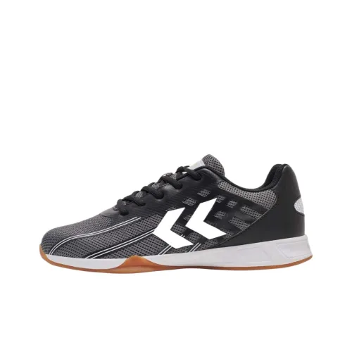 Hummel Anti-Slip Wear-Resistant Mid-Top Training Shoes Men Black