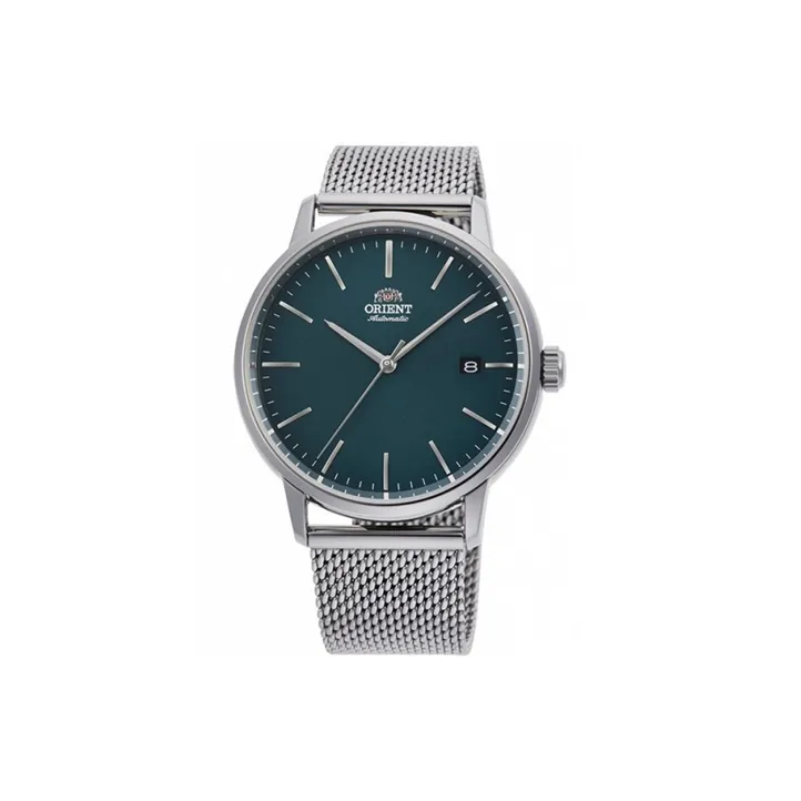 ORIENT Automatic Mechanical Movement Stainless Steel Strap Watch Men's Watches Green Dial-0