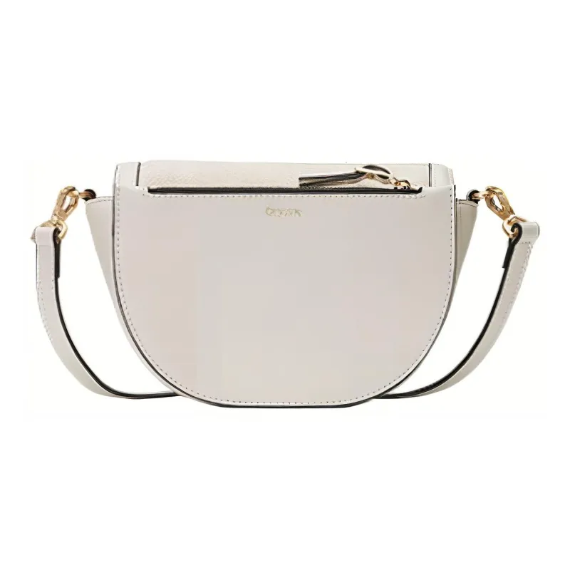 ORYANY Canvas With Leather Canvas Bag Saddle Bag Crossbody Bag Shoulder Bag Women's White-2