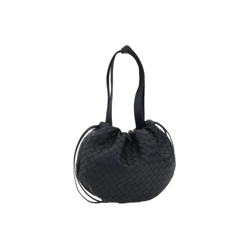 Bottega Veneta Calfskin Handbag, Shoulder Bag Regular Women's Black-1