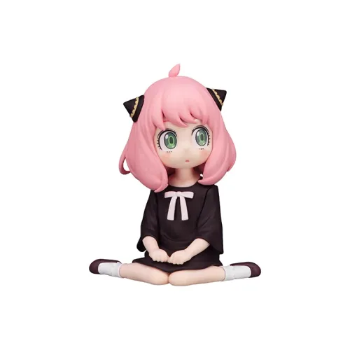 FURYU SPY X FAMILY Anya Forger Sitting Posture Noodle Press Bonus Gifts 7.5cm