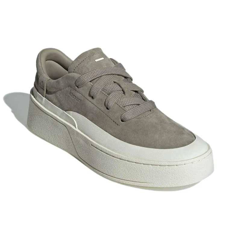 Adidas Labcourt Anti-Slip Wear-Resistant Low-Top Skateboard Shoes Unisex Earth Brown White-2