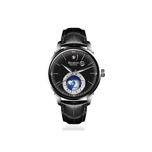 BEHRENS 오토매틱 메커니컬 무브먼트 남성 중국 시계 42mm*42mm*13mm 블랙