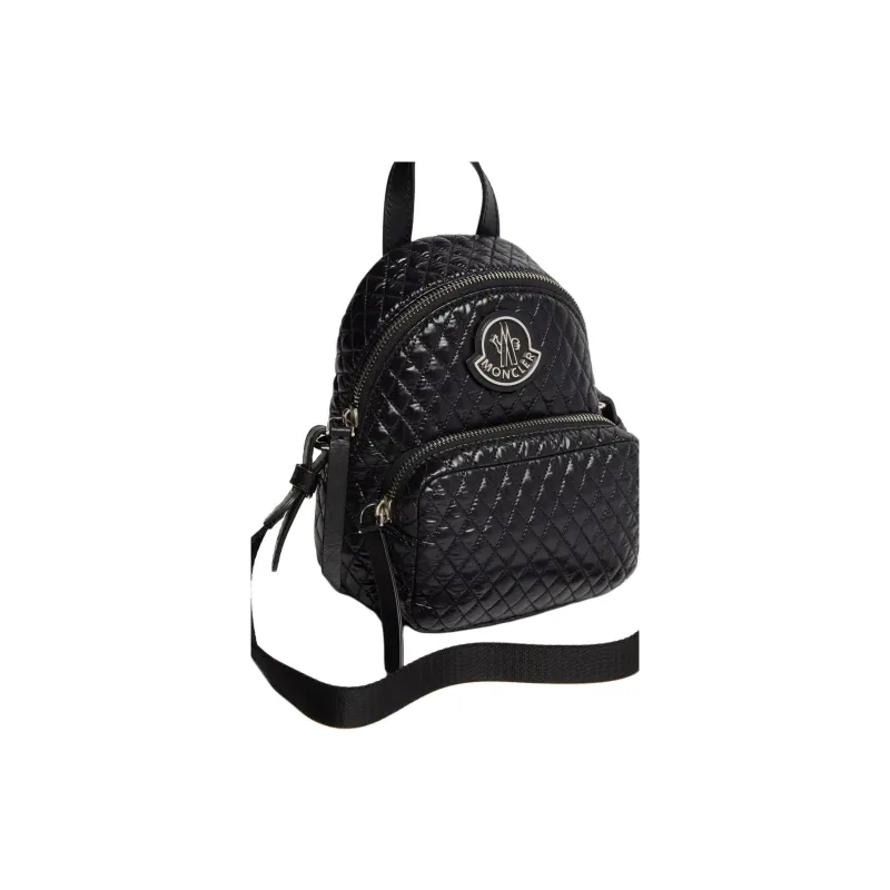 Moncler Kilia Nylon Handbag Shoulder Bag Crossbody Bag Small Size Women's Black-2
