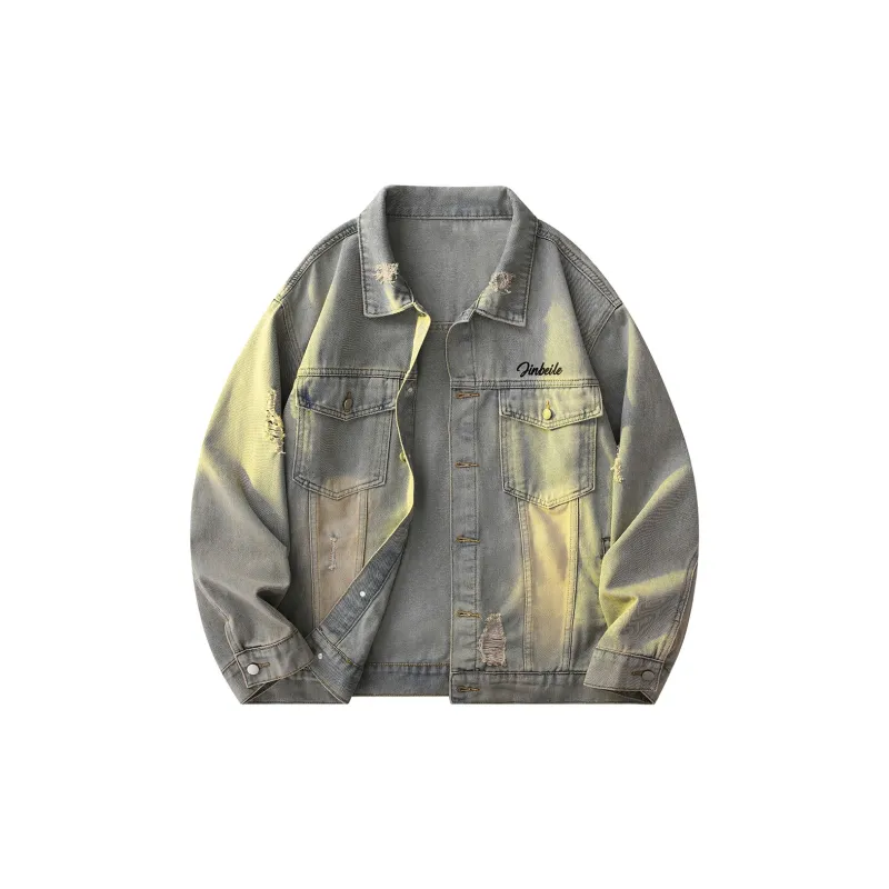 JINBEILE Denim Jackets Unisex-6