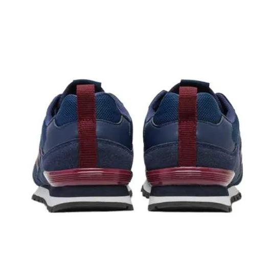 Hummel Anti-Slip And Wear-Resistant Support Mid-Top Moulded TPU Heel Stabilizer Running Shoes Men Blue-3