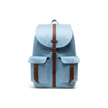 Herschel Polyester Backpack Large Size Unisex Cyan Denim