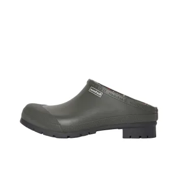 BARBOUR Wrap-toe Slippers Men's Green
