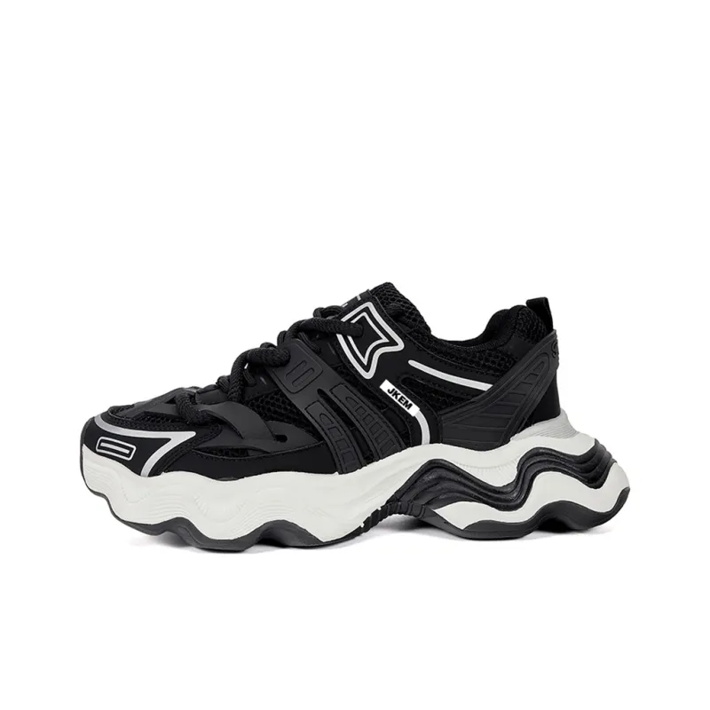 JKEM Cushioned Slip Resistant Abrasion Resistant Low Top Chunky Sneakers Men-0