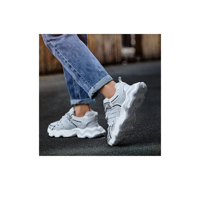 Grumpy Ram Anti-Slip Wear-Resistant Low-Top Chunky Sneakers Men-6
