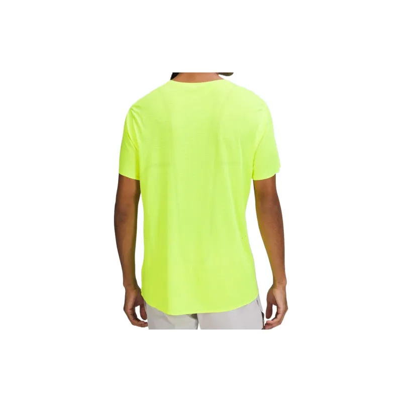 Lululemon Fast And Free T-Shirt Men Bright Yellow-1