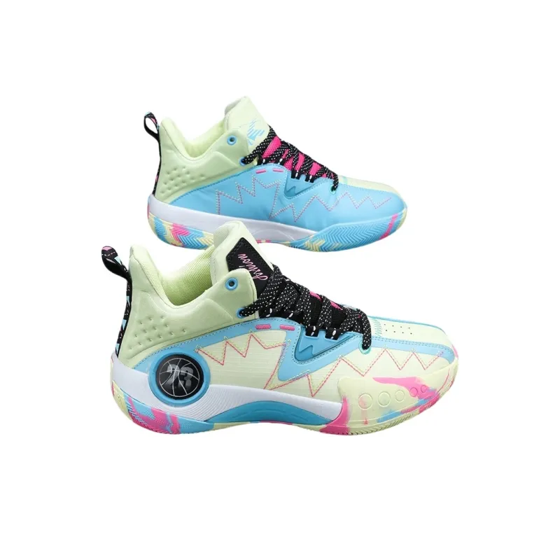 QIUTEXIONG Cushioning, Slip Resistant, Abrasion Resistant, Support, Rebound High Top Basketball Shoes Unisex-11