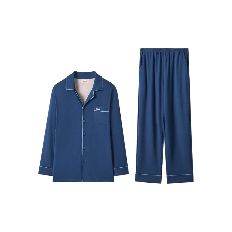 H YXIANG Men Pajama Sets-4