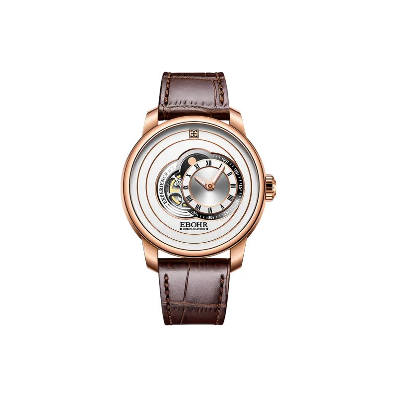 EBOHR Explorer Collection Star Trace, Shenzhen Gift Automatic Mechanical Movement Watch Men's Watches White Dial-0