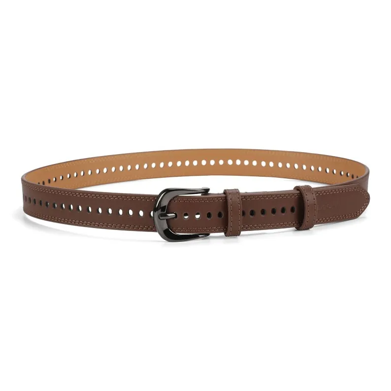 MEXICAN Split Cow Leather Leather Belts Women's 2.8cm-6