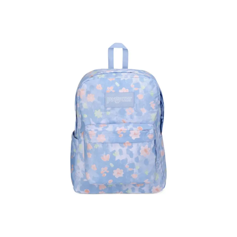 JanSport Polyester Backpack Medium Size Unisex Embroidered Blue-0