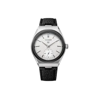 CITIZEN Automatic Mechanical Movement Cowhide Strap Watch 40mm Unisex White Dial NC0207-07A